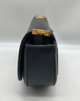 Rachel Zoe Black Faux Leather Rib Shoulder Bag