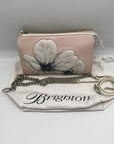Brighton Touch Of Blush Beaded Floral Convertible Clutch