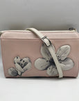 Brighton Touch Of Blush Beaded Floral Convertible Clutch