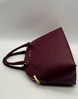 Michael Kors Burgundy Leather Handbag