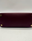 Michael Kors Burgundy Leather Handbag