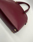 Michael Kors Burgundy Leather Handbag