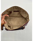Michael Kors Burgundy Leather Handbag