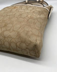Coach Beige & Tan Signature Jacquard File Crossbody F29960