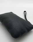 Kate Spade Black Pebbled Leather Cobble Hill Bee Wristlet