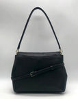 Kate Spade Black Pebbled Leather Leila Mini Zip Crossbody Bag