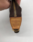Louis Vuitton Brown Monogram Leather Pouch