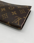 Louis Vuitton Brown Monogram Leather Pouch