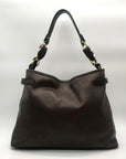 Max Mara Brown Leather Shoulder Bag