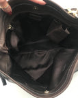 Max Mara Brown Leather Shoulder Bag