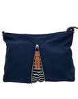 Stella & Dot Blue Nylon Work Hard Play Hard Crossbody Bag