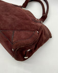 Cole Haan Brown Suede Shoulder Bag