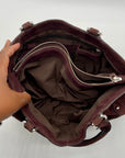 Cole Haan Brown Suede Shoulder Bag