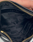 Michael Kors Black Signature Canvas Wristlet Clutch
