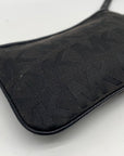 Michael Kors Black Signature Canvas Wristlet Clutch
