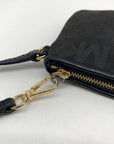 Michael Kors Black Signature Canvas Wristlet Clutch
