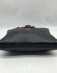Michael Kors Black Pebbled Leather Fulton Small Crossbody Bag