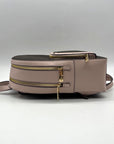 Michael Kors Brown & Pink Monogram Coated Canvas Jaycee Backpack