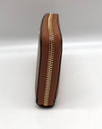 Michael Kors Brown Leather Acorn Wristlet