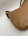 Kate Spade Beige Pebbled Leather Hobo Shoulder Bag