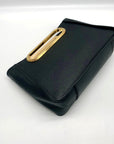 Michael Kors Chelsea Black Saffiano Leather Convertible Crossbody Clutch - NWT