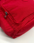 Kipling Red Rouge Nylon City Pack Backpack