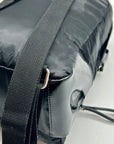 Furla Black Nylon Mini Backpack