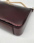 Michael Kors Oxblood Rouge Sombre Leather Shoulder Bag Gift Set