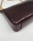 Michael Kors Oxblood Rouge Sombre Leather Shoulder Bag Gift Set