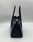 Kate Spade Blue Smooth Leather Toujours Satchel Bag