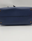 Kate Spade Blue Smooth Leather Toujours Satchel Bag