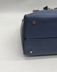 Kate Spade Blue Smooth Leather Toujours Satchel Bag
