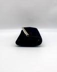Jimmy Choo Black Velvet Emmie Crossbody Clutch