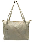 Hammitt Leather Semolina Cream Addie Large Shoulder Bag
