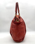 Coach Burnt Orange Leather Madison Lindsey Convertible Satchel 18641