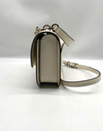 Kate Spade White Leather Adurey Flap Crossbody Bag