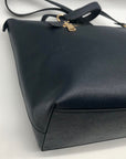 Coach Blue Crossgrain Leather Gallery Tote Bag F79608