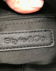 Style & Co Black North South Hudsonn Crossbody