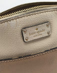 Kate Spade Mauve & Ivory Pebbled Leather Grove Street Millie Crossbody Bag