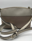 Kate Spade Mauve & Ivory Pebbled Leather Grove Street Millie Crossbody Bag