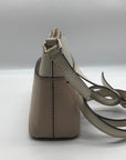 Kate Spade Mauve & Ivory Pebbled Leather Grove Street Millie Crossbody Bag