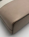 Kate Spade Mauve & Ivory Pebbled Leather Grove Street Millie Crossbody Bag