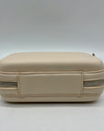 MMS Beige Box-Shaped Crossbody Bag