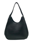 Style & Co Black Whipstitch Soft 4-Poster Tote
