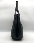 Style & Co Black Whipstitch Soft 4-Poster Tote