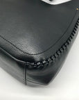 Style & Co Black Whipstitch Soft 4-Poster Tote