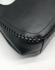 Style & Co Black Whipstitch Soft 4-Poster Tote