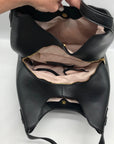 Style & Co Black Whipstitch Soft 4-Poster Tote