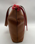 Vera Bradley Brown Faux Leather Tote Bag