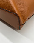 Vera Bradley Brown Faux Leather Tote Bag
